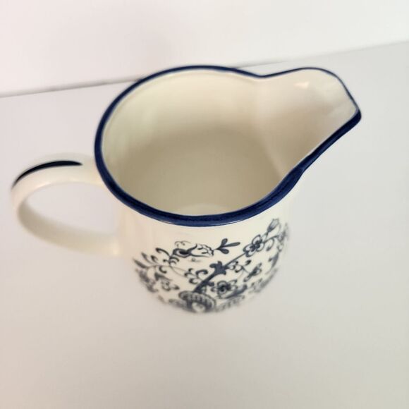 Baker Hart & Stuart Blue Garden Pitcher - Picture 2 of 8